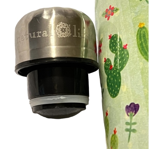 Natural Life cactus print water bottle - Picture 3 of 4